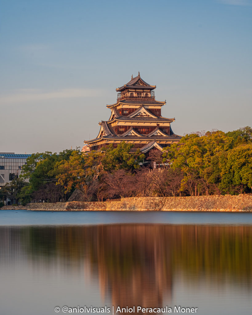 Hirosima Castle Guide photography reflection by aniolvisuals