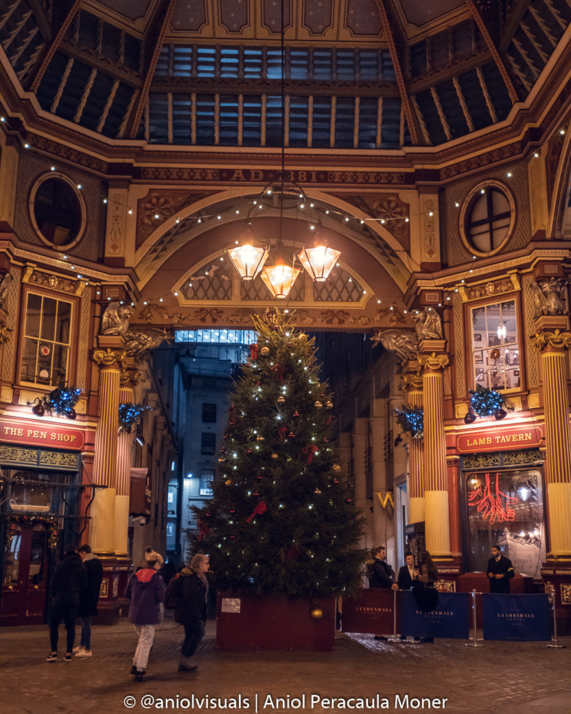 Leadenhall Market Christmas tree by aniolvisuals