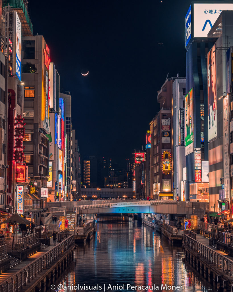 Osaka Dotonbori night photography by aniolvisuals