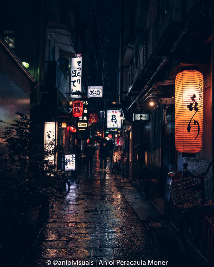 Osaka Dotonbori streets night photography by aniolvisuals
