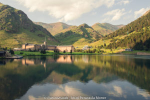 Vall de Núria lake and winter resort by aniolvisuals