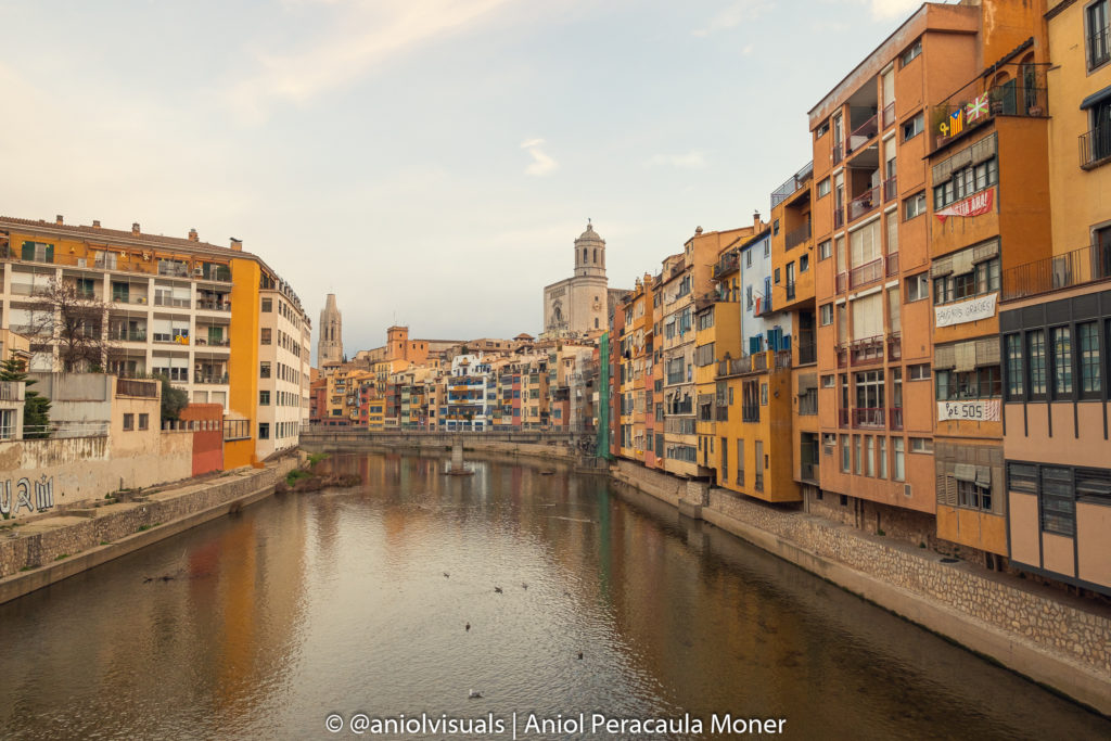 Views from eiffel bridge girona