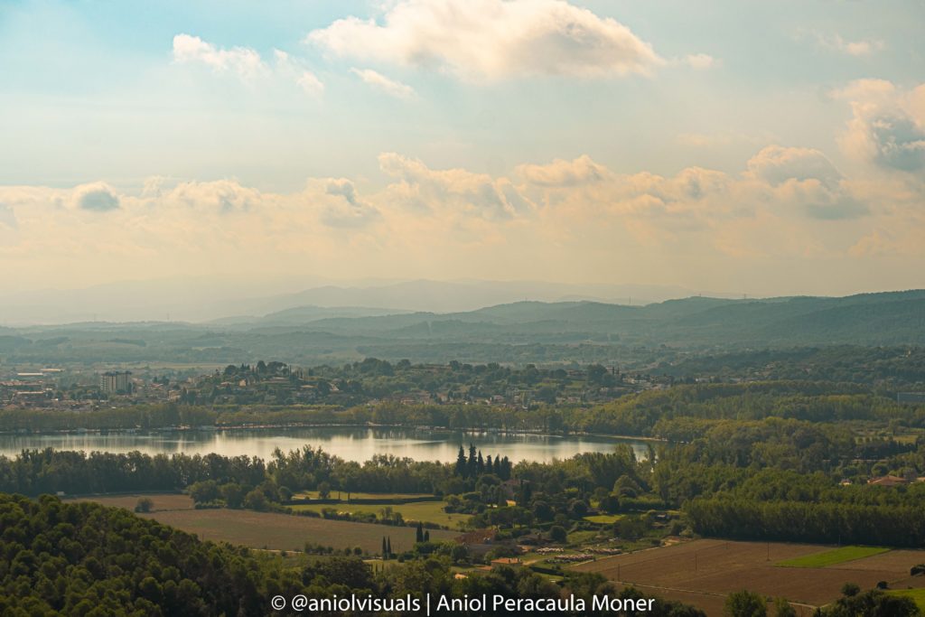 views from puig clarà, banyoles hike