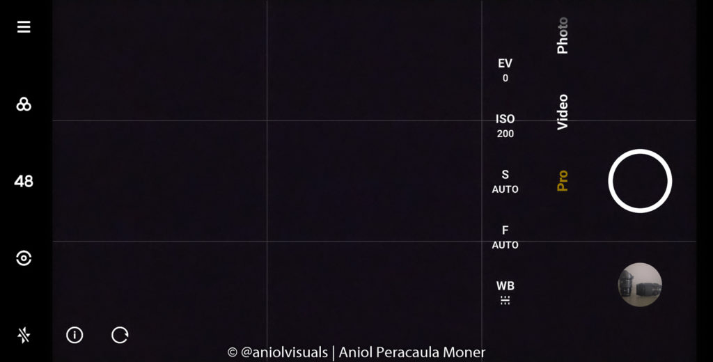 Settings xiaomi manual camera