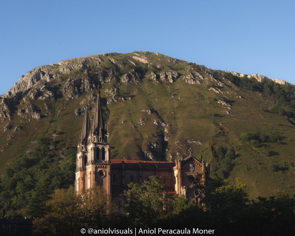 The sanctuary of covadonga lagos