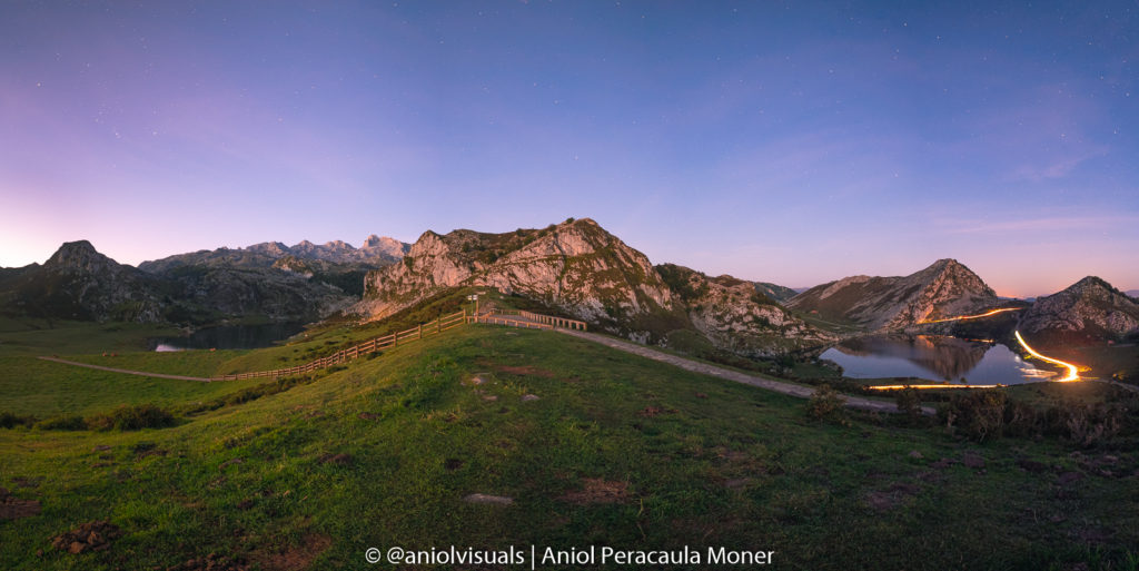 Covadonga lakes lagos panorama