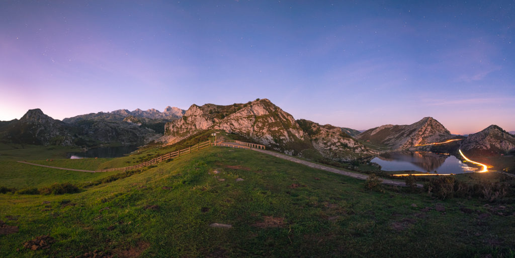 Covadonga lakes panorama