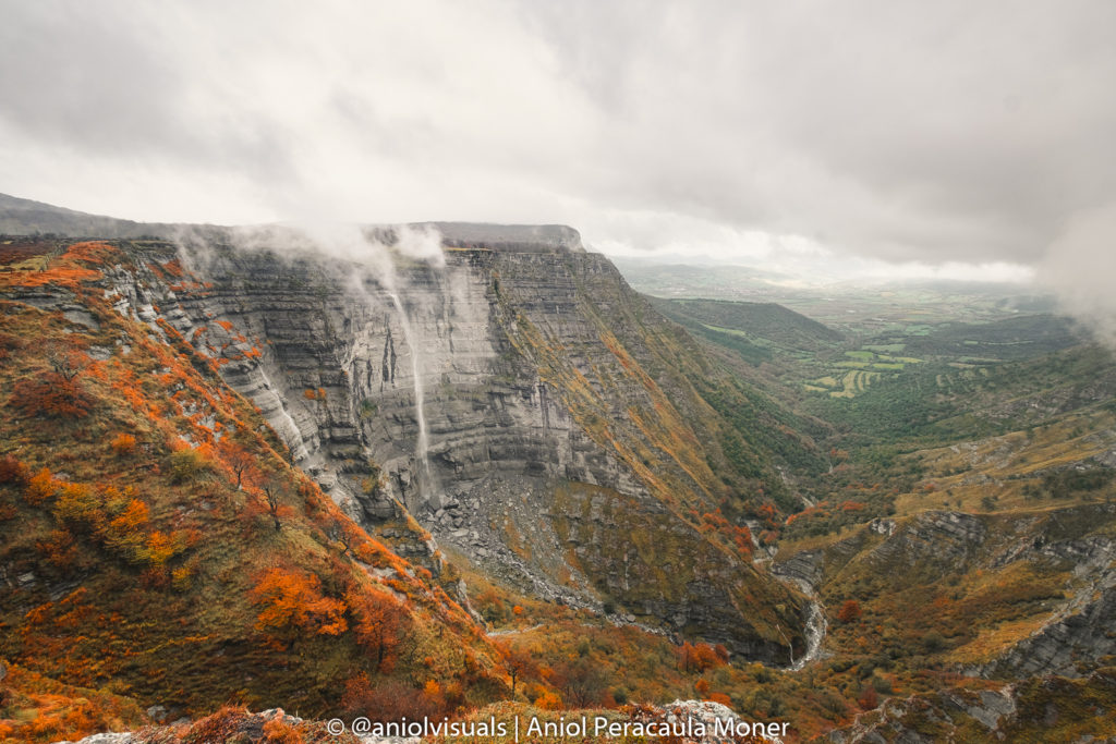 Nervion waterfall basque country