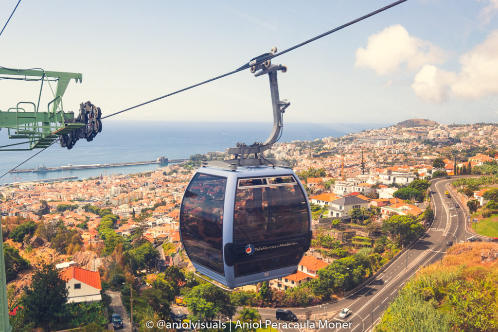 Madeira viewpoint cable car funchal