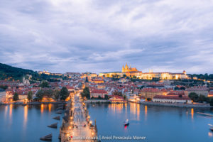 Prague charles bridge best photography spot