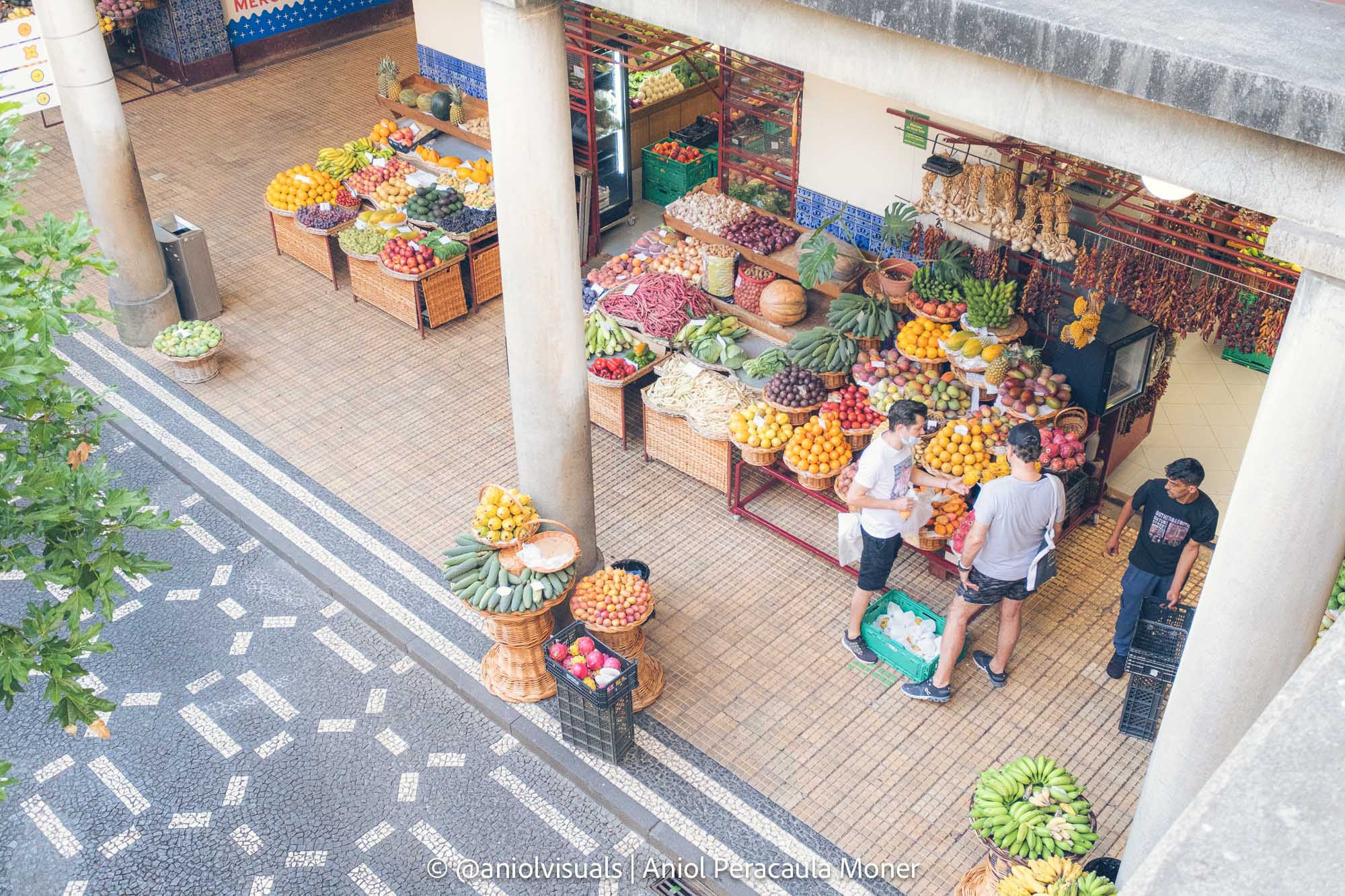one day in funchal mercado dos lavradores