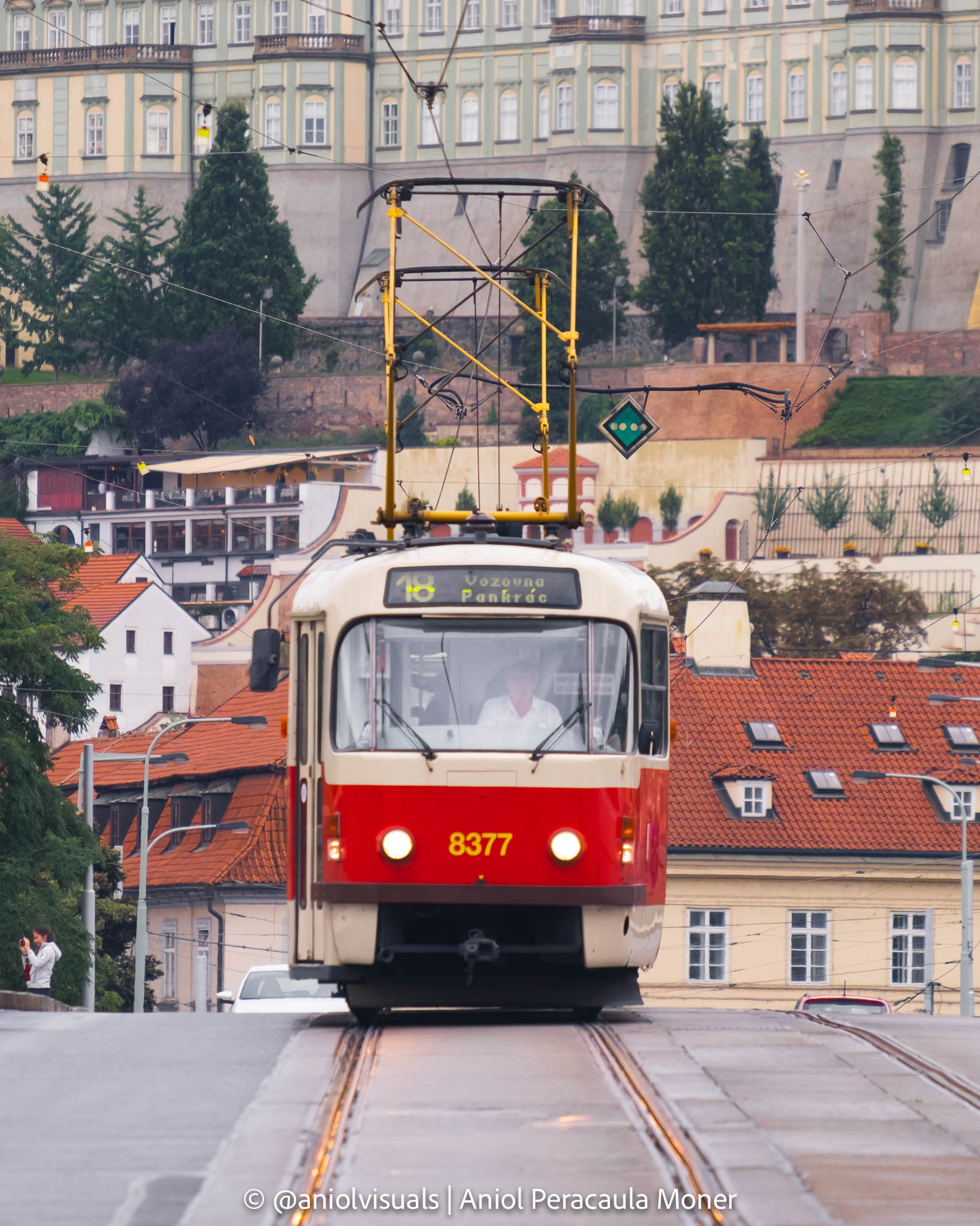 trams photo prague