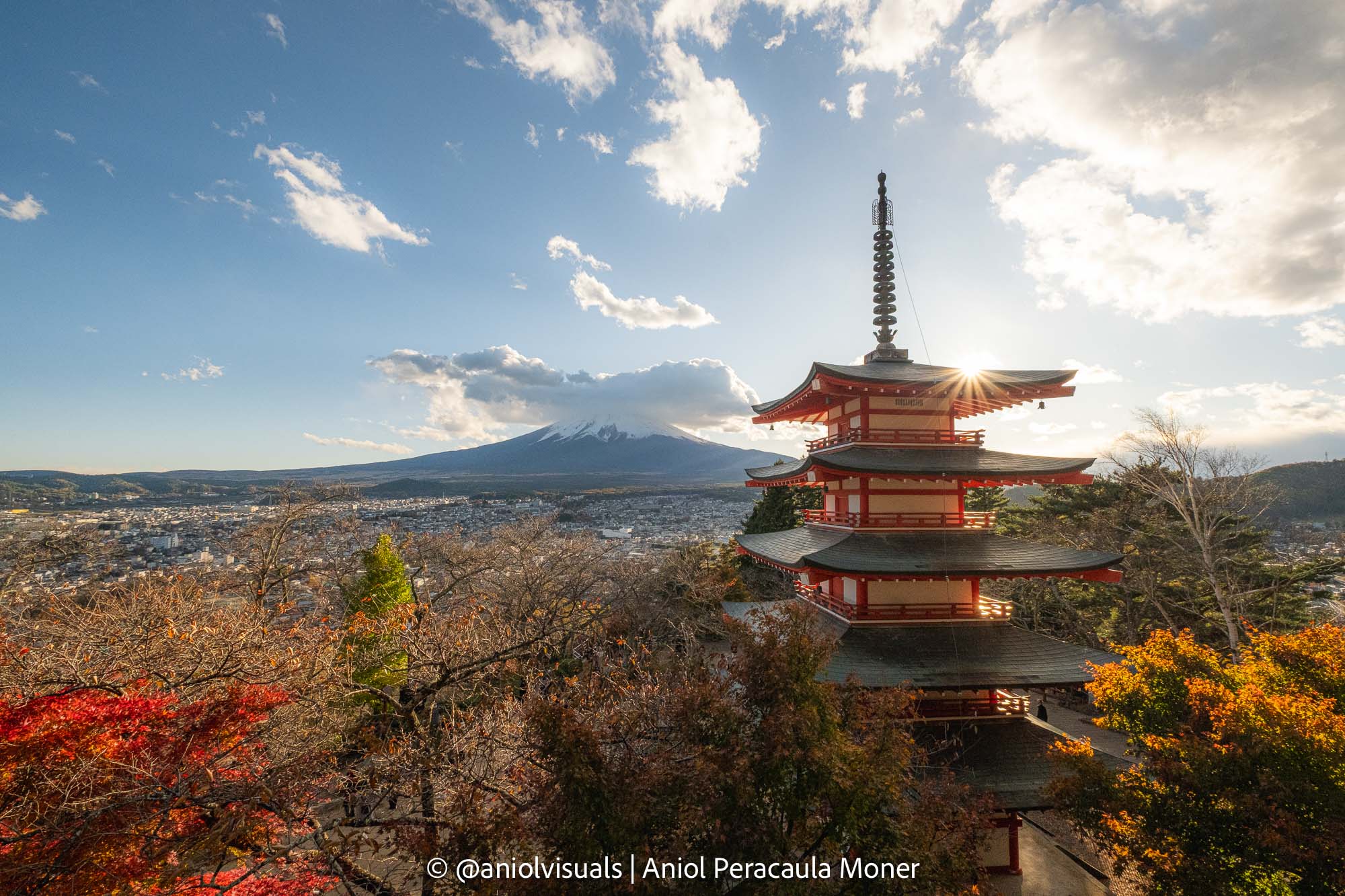 Japan autumn photography chureito pagoda