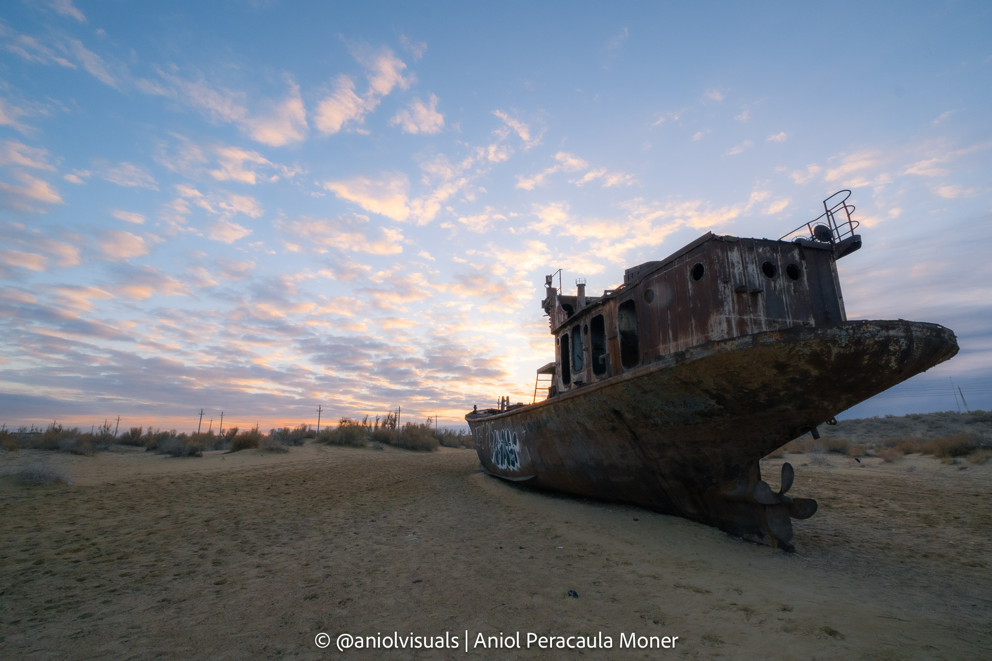 Aral Sea ship cemetery