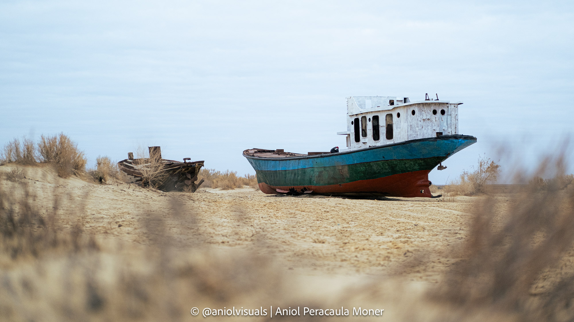 Aral Sea photography ships