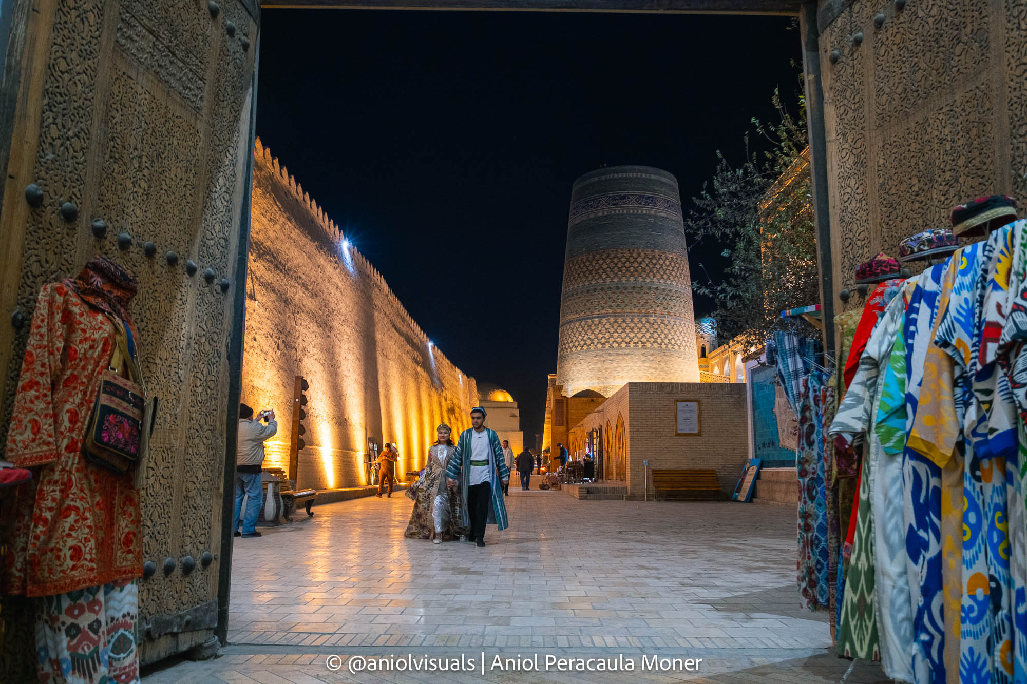 Khiva night photography spots