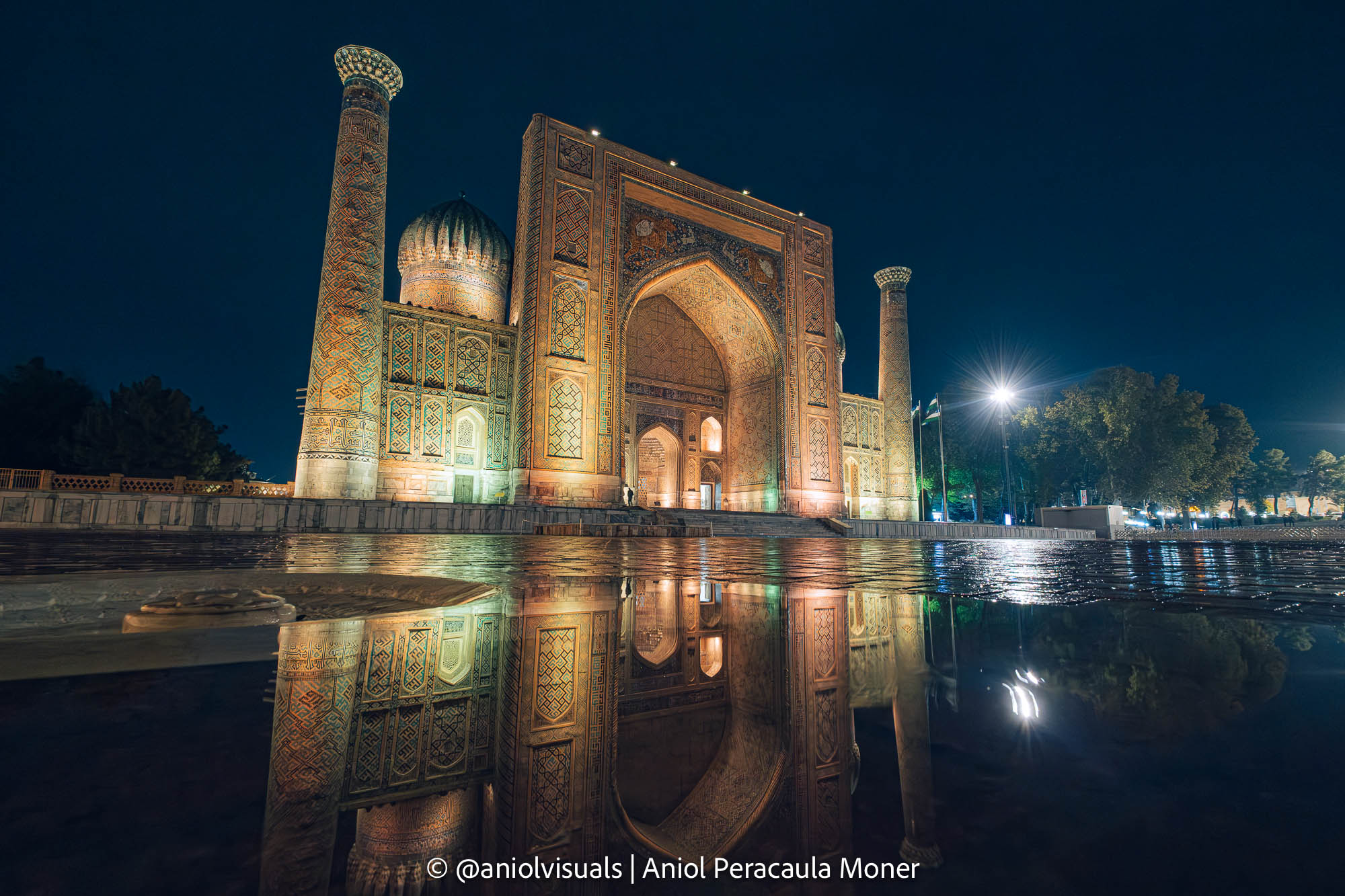 Sherdor Madrasa Samarkand photography spots