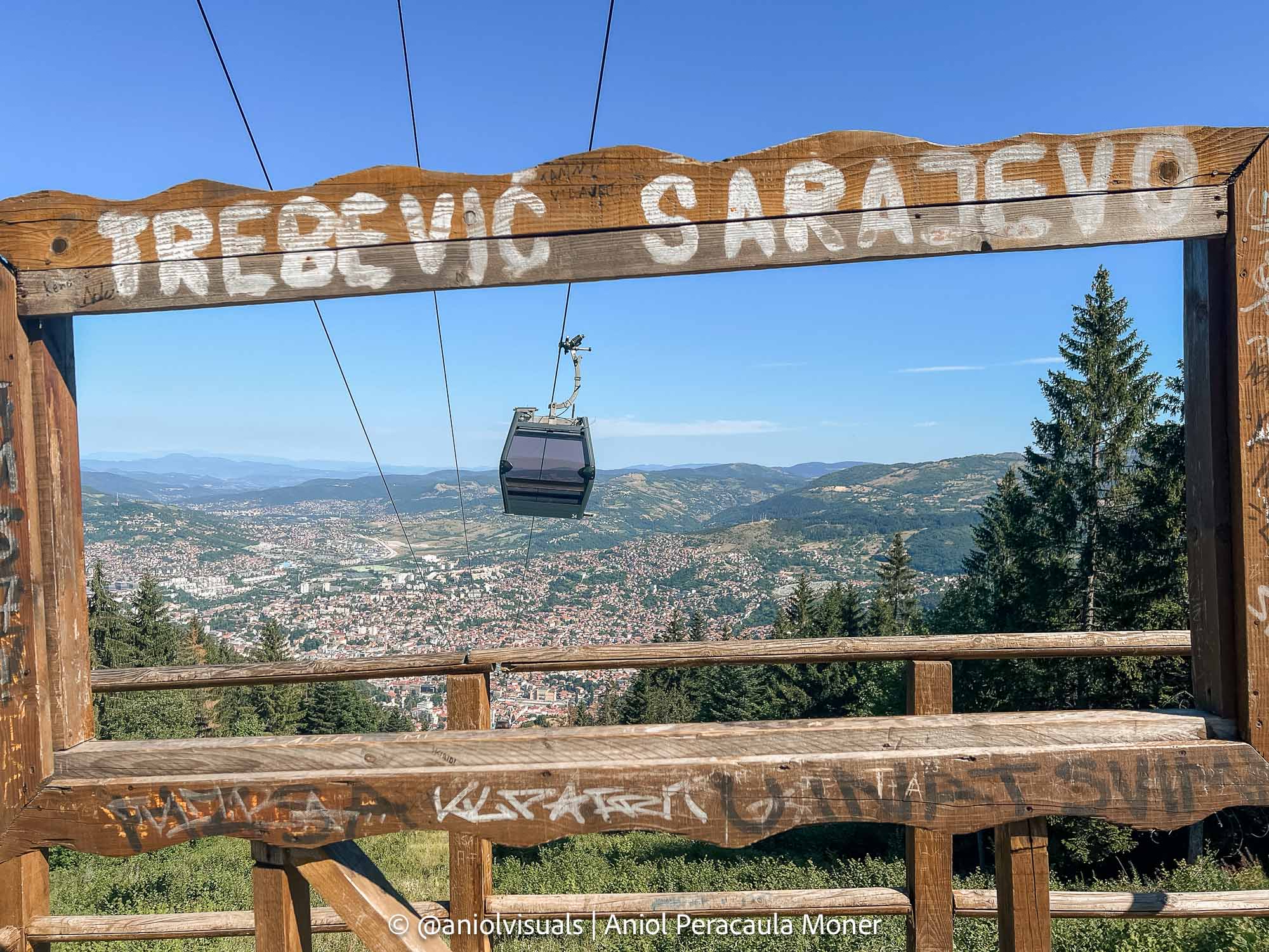 Trebevic sarajevo viewpoint