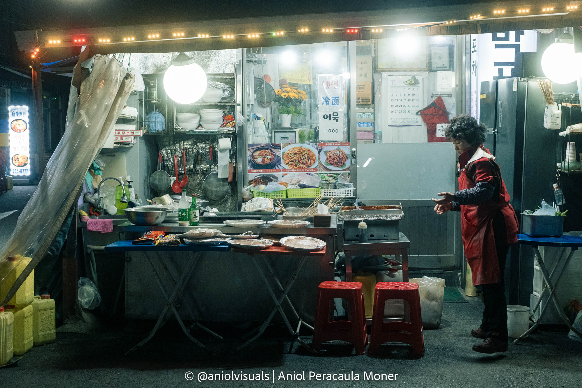 Seoul night street photography