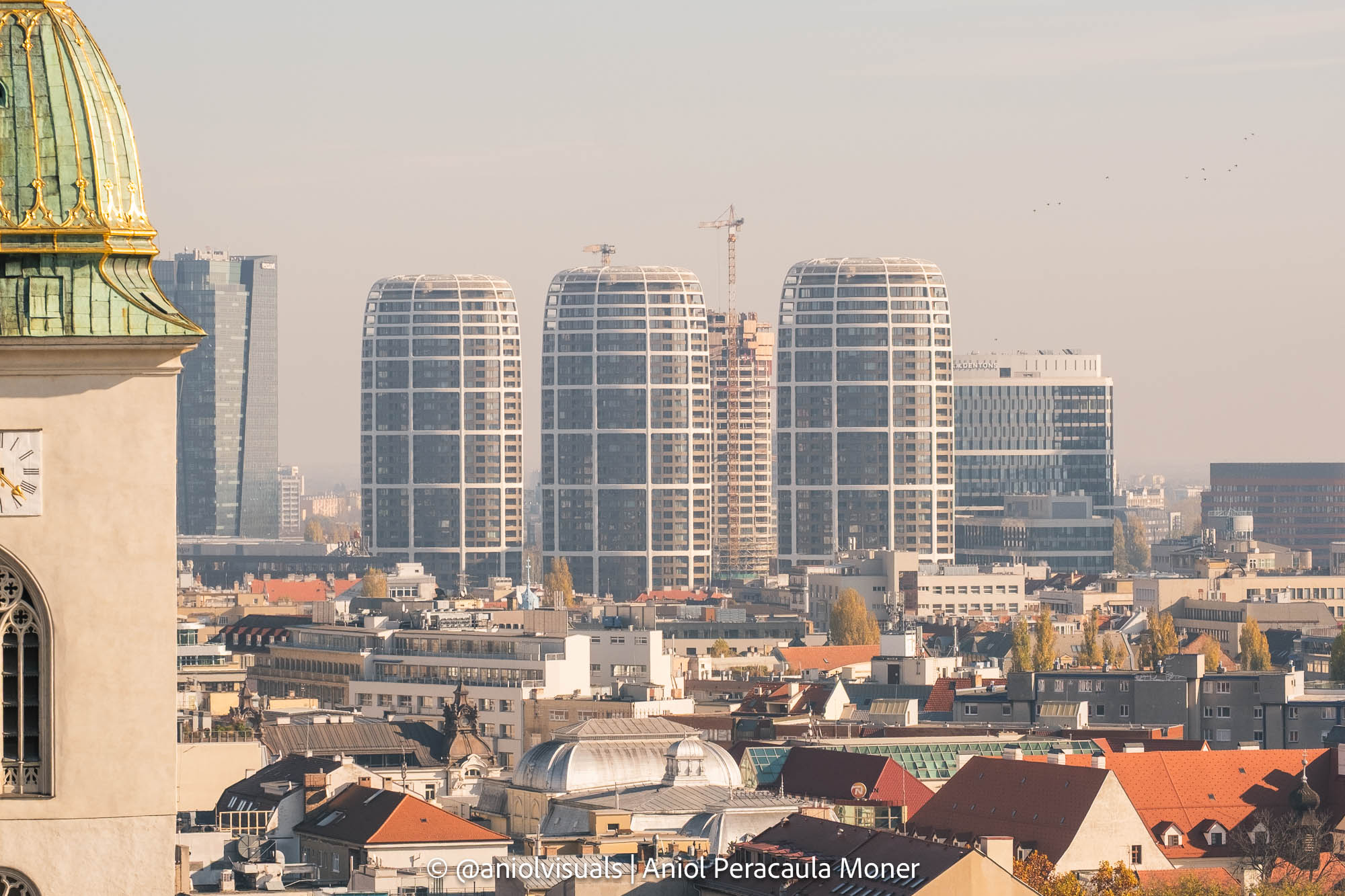 Bratislava business district photography
