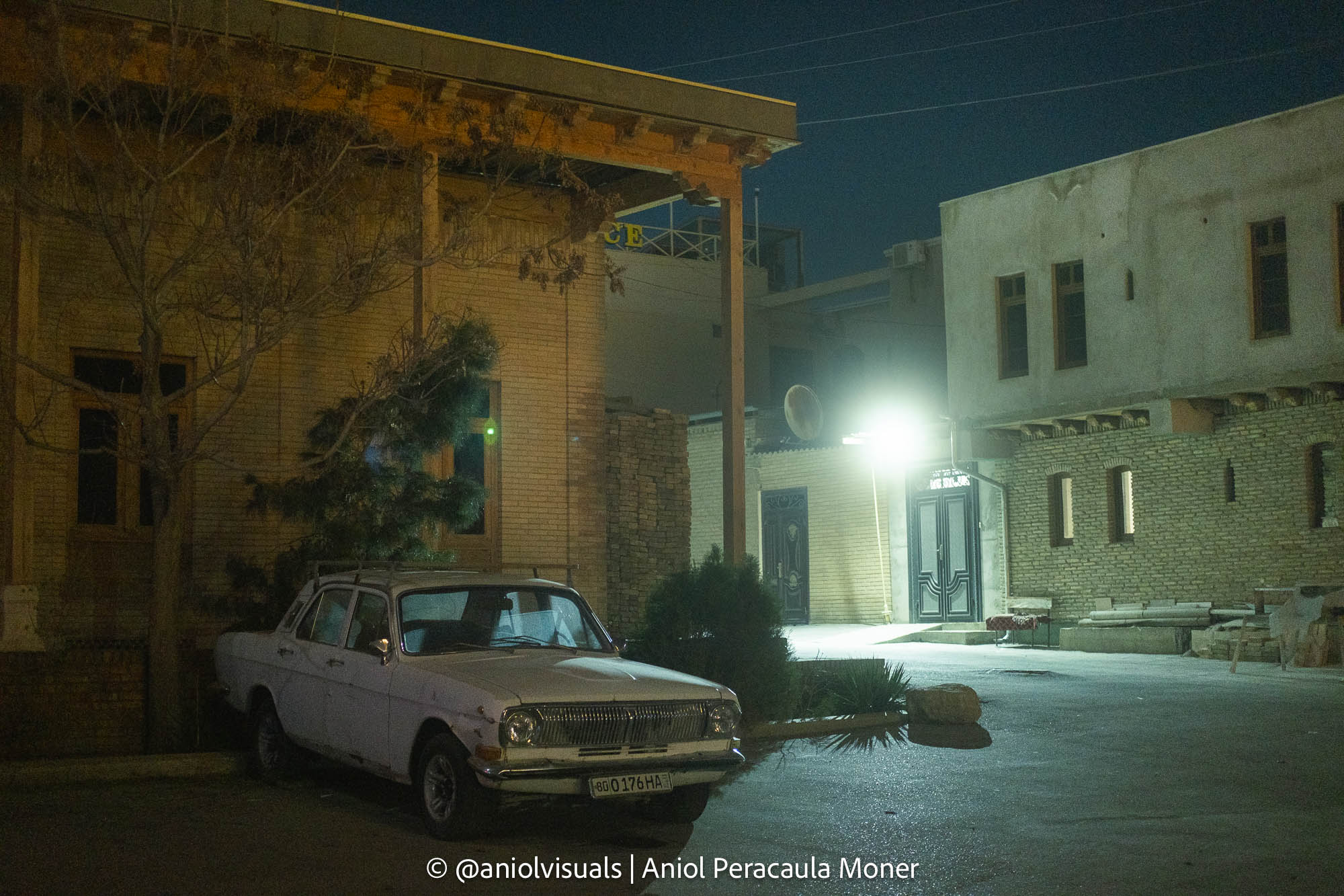 Uzbekistan night photo