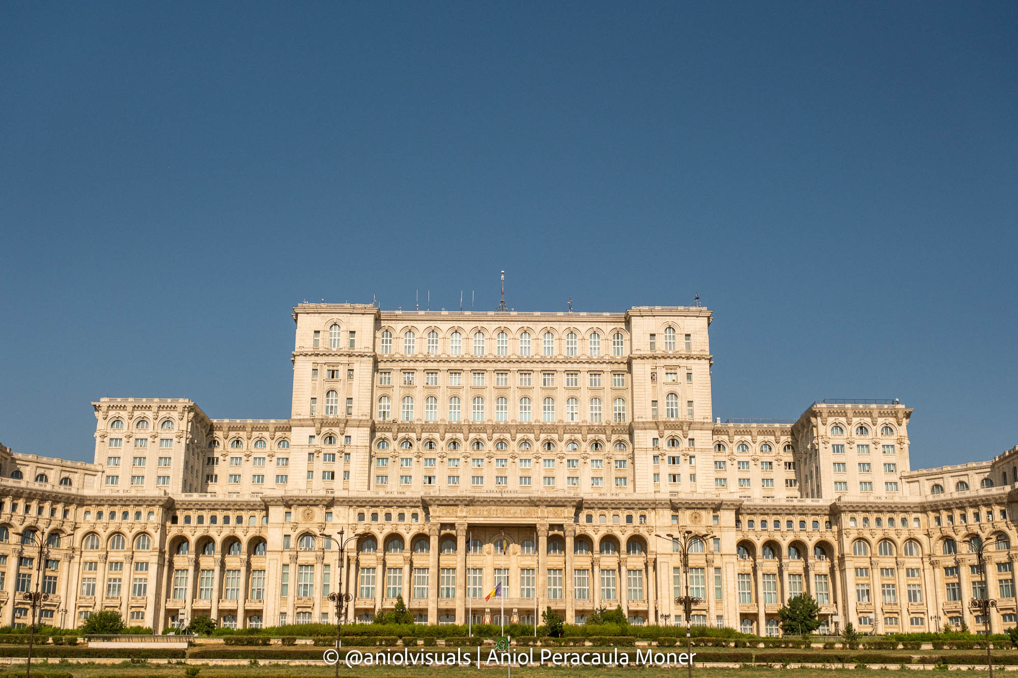 Bucharest parliament photography exterior